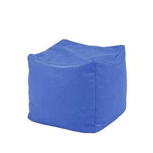 Taburet Cub Pufrelax, 40x40x40 cm, Albastru