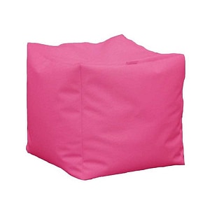 Taburet Cub Pufrelax, 40x40x40 cm, Roz