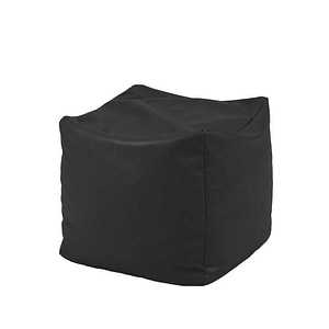 Taburet Cub XL Pufrelax, 45x45x45 cm, Negru