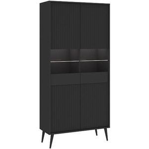 Vitrina Sani BARCELONA 4D, 91 x 40 x 193 cm, Antracit