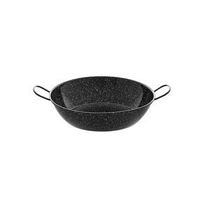 Tigaie din fonta emailata Perfect Home, 36.7 cm, negru