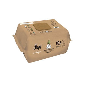 Servetele umede Sleepy Ecologic, biodegradabile, 40 buc