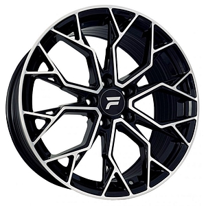 Janta aliaj FLOWTEC SPYDER black polish, 8J x 18", 5, PCD 112, ET40