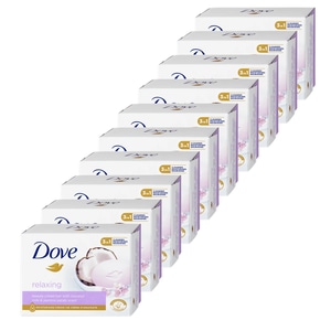 Sapun solid hidratant Dove Relaxing, 10 buc x 90 g