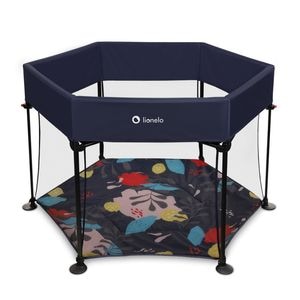 Tarc de joaca Lionelo Roel, Pliere ultra-compacta, Conform cu standardul europeane de securitate EN12227, Blue Navy