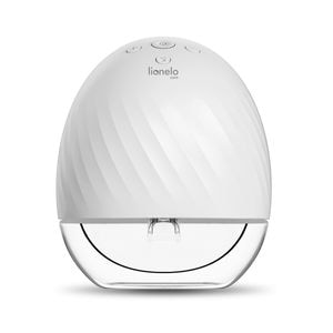 Pompa de san Lionelo Fidi, Portabila, Cu accesorii, Hands-free, 5 functii de masaj, Autonomie pana la 24 h, 50 db, Capacitate 150 ml, Alb