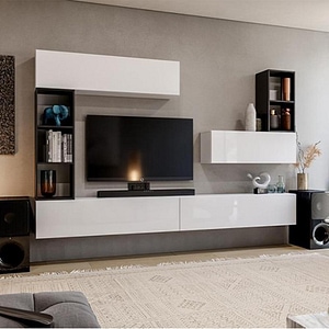 Living Modular Box-V3, 280 x 32 x 175 cm, Alb