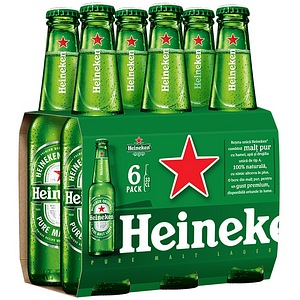 Bere Blonda Heineken, Sticla, 0.33l, 6x0.33l