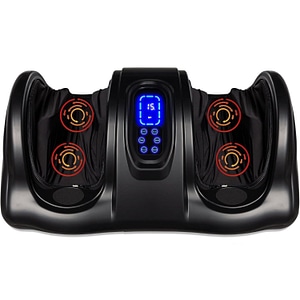 Aparat Profesional pentru Masaj Picioare RELAXO Dr.Feet PLUS Biometric 3D, Ecran LCD Tactil/Telecomanda, Rulare Profunda, Multi-Masaj, Imbunatatirea Circulatiei Sanguine, Black