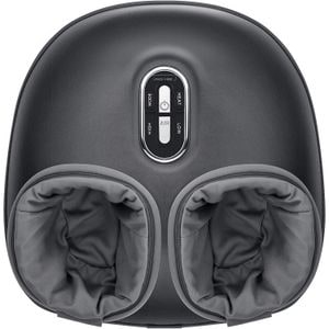 Aparat Profesional pentru Masaj Picioare RELAXO Dr.Feet Caldura Terapeutica, 3x Multi-Masaj Mod, Tehnologie Compresie cu Aer, 2x Intensitate Reglabila, Timer 15min Auto/Off, Black