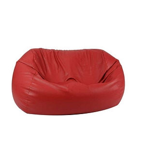Fotoliu tip Canapea Relaxo XL2 Pufrelax, Rosu, Piele ecologica