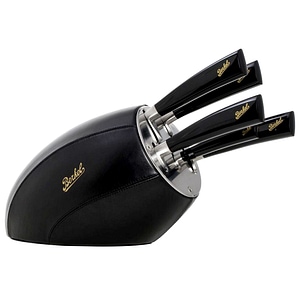 Set cutite Berkel, Elegance Sense Block, 5 buc, negru