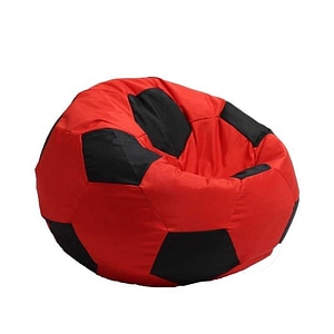 Fotoliu  Minge Telstar Junior Pufrelax, Rosu, Textil