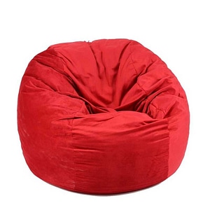 Fotoliu King Size Pufrelax, Rosu, Textil