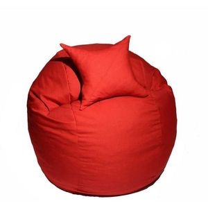 Set Fotoliu King Size cu Perna Pufrelax, Rosu, Textil
