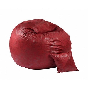 Set Fotoliu King Size cu Perna Pufrelax, Rosu, Textil