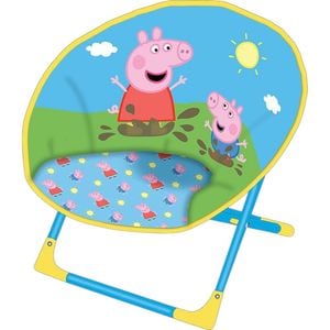 Scaun pliant Peppa Pig, Plastic/Tesatura, 48 cm, Multicolor
