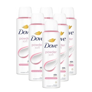 Deodorant spray femei Dove Powder Soft, 6 buc x 200 ml
