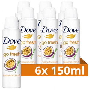 Deodorant spray femei Dove Passion Fruit, 6 buc x 200 ml
