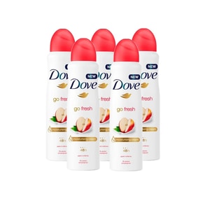 Deodorant spray femei Dove Go Fresh Apple, 5 buc x 250 ml