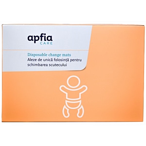 Aleze Apfia Care de unica folosinta pentru schimbarea scutecului, 46 x 68 cm, 30 buc