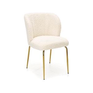 Scaun K474, 54x64x80 cm, stofa blana crem