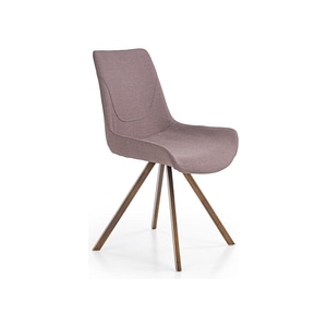 Scaun tapitat K290, stofa clasica/metal, 56x59x86 cm, frasin/auriu antic