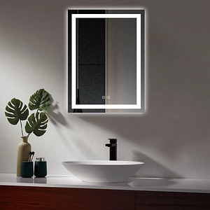 Oglinda LED si Touch SMACK J08, functie dezaburire, 60x80 cm