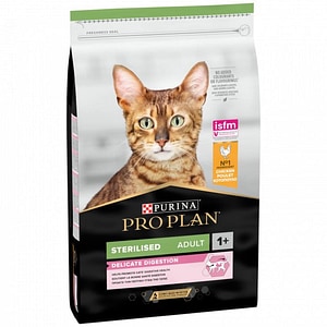 Hrana uscata pentru pisici sterilizate Pro Plan, cu pui, 10 kg