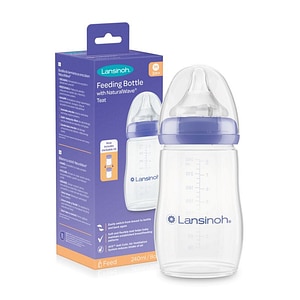 Biberon Lansinoh cu tetina NaturalWave, 240 ml