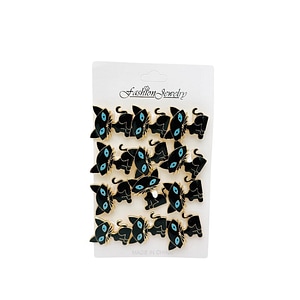 Set martisoare Baobao, Brose, Pisicuta dragalasa neagra, 12 buc