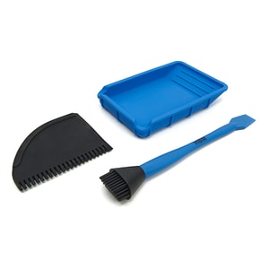 Set pensula si spatula pentru intins lipici HBM, din silicon