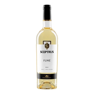 Vin Alb Beciul Domnesc Sceptrus Fume Chardonnay&Sauvignon Blanc, Sec, 0.75L