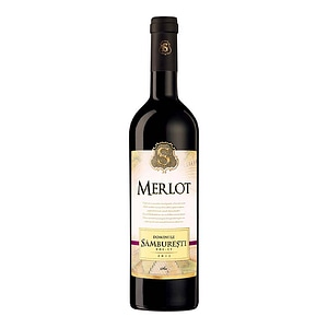 Vin Rosu Domeniile Samburesti Merlot, Sec, 0.75L