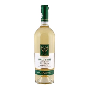 Vin Alb Ceptura Cervus Cepturum Muscat Ottonel, Demidulce, 0.75L