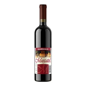Vin Rosu Vincon Muscatel Rosu DD, 0.75L