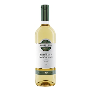 Vin Alb Sigillum Moldaviae Tamaioasa Romaneasca, Dulce, 0.75L