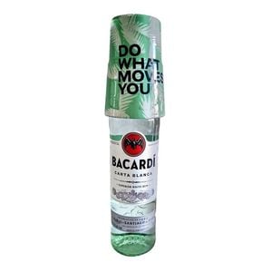 Rom Bacardi Carta Blanca Superior, 37.5%, 0.7L + 1 pahar