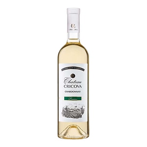 Vin Alb Cricova Chateau Chardonnay, Demisec, 0.75L