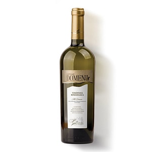 Vin Alb Domenii Tamaioasa Romaneasca, Demisec, 0.75L