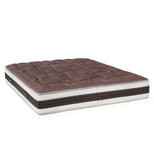 Saltea Pocket Latex Chocolate, 1200 arcuri individuale, 28 cm grosime, 200 x 90 cm
