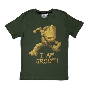 Tricou copii Guardians of the Galaxy, I Am Groot, verde, marimea 140 cm, 100% bumbac