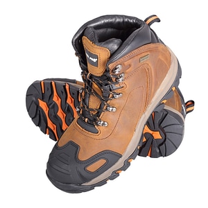 Bocanc Lahti Pro, Piele intoarsa, Cauciuc Trekking, Stabilitate, Ocheti Metalici, marimea 46