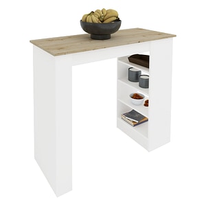 Mini bar HAAUS, 2 locuri, 120 x 50 x 100 cm, Alb