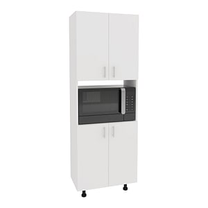 Dulap bucatarie haaus Arno, 4 Usi, Alb, 56 x 30 x 161 cm