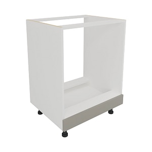 Corp Cuptor haaus Karo, Gri Lucios/Alb, MDF, 60 x 50 x 80 cm