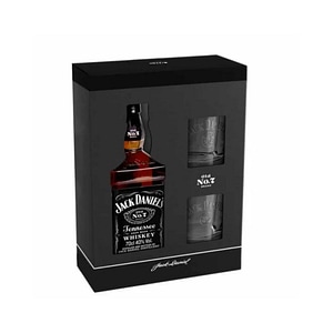 Whisky Jack Daniel' s, 40%, 0.7l, cu pahare