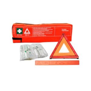 Kit siguranta auto cu triunghi si trusa medicala Mega Drive