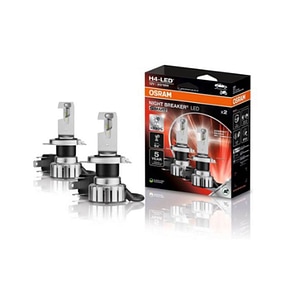 Set 2 becuri Night Breaker LED Smart Osram, H4, cutie omologare RAR