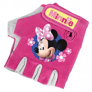 Manusi de ciclism fara degete pentru copii Minnie Mouse, multicolor, marimea 2-6 ani